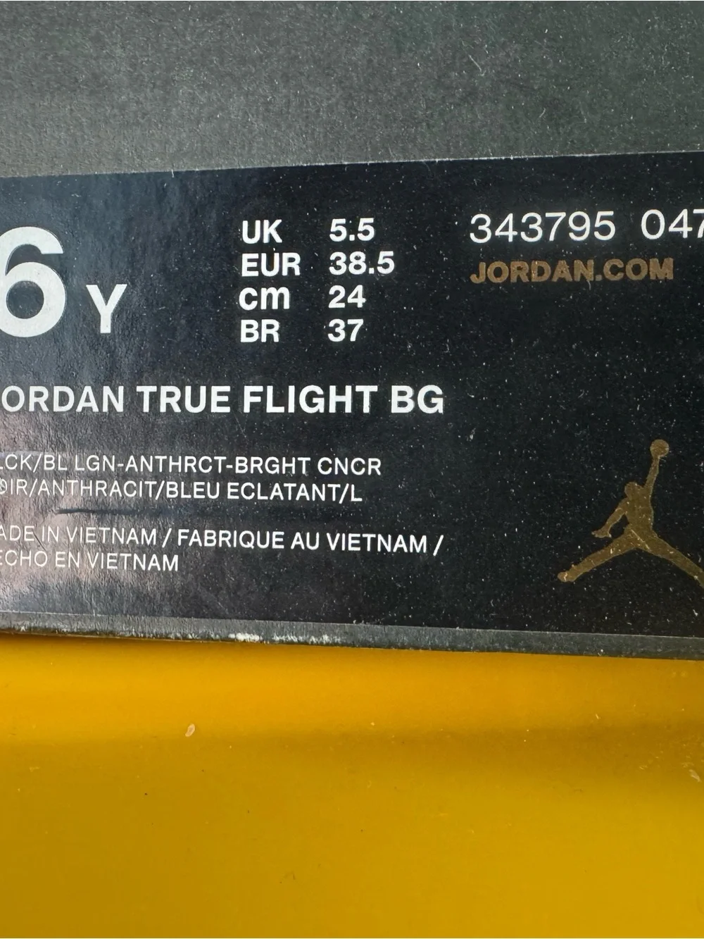Jordan true flight